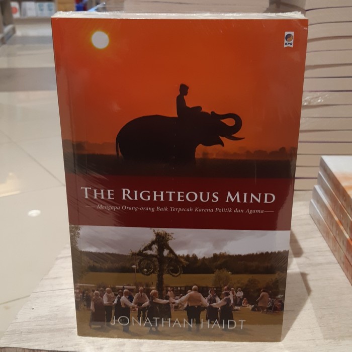 Jual MUST HAVE!! BUKU THE RIGHTEOUS MIND MENGAPA ORANG BAIK TERPECAH JONATHAN HAIDT TERBARU ...