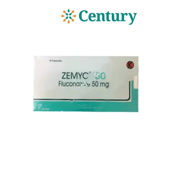 Jual ZEMYC 50MG CAP 10`S / FLUCONAZOL / KEPUTIHAN / ANTI JAMUR | Shopee ...