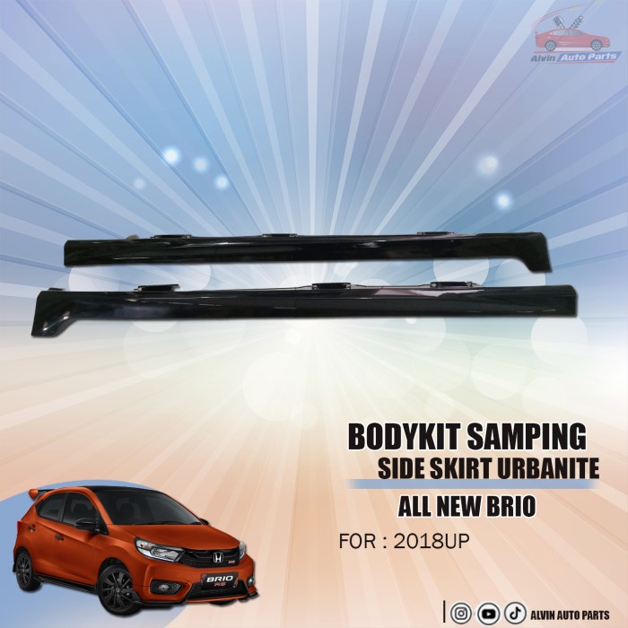 Jual Bumper Bamper Mobil Side Skirt All New Brio Urbanite - Body Kit ...