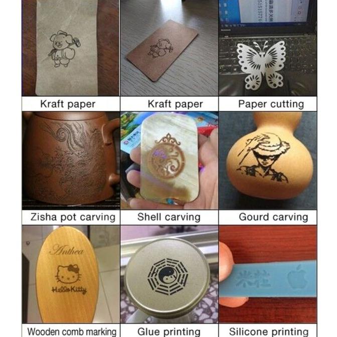 Jual Mesin Ukir Laser Printer Kayu Plastik Engraver Cnc 3D Plastik Kayu