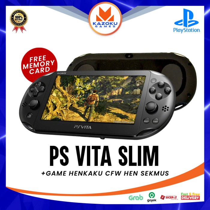 Jual Ps Vita Psvita Sony Playstation Vita Slim Game Henkaku Cfw Hen