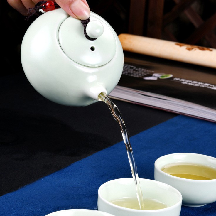 Jual Model baru KOI Classic Chinese Korean Japanese Tea Set Gelas Teko ...