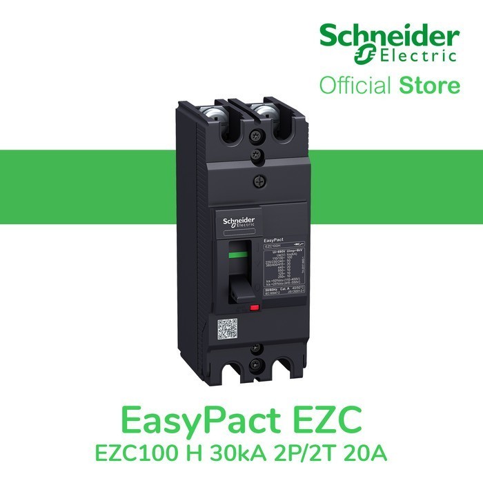 Jual Mccb Schneider Ezc F Ka V Ac Original Shopee Indonesia