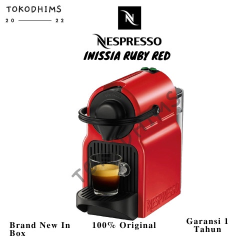 Jual Nespresso Inissia Red Ruby Breville Mesin Kopi Coffee | Shopee ...