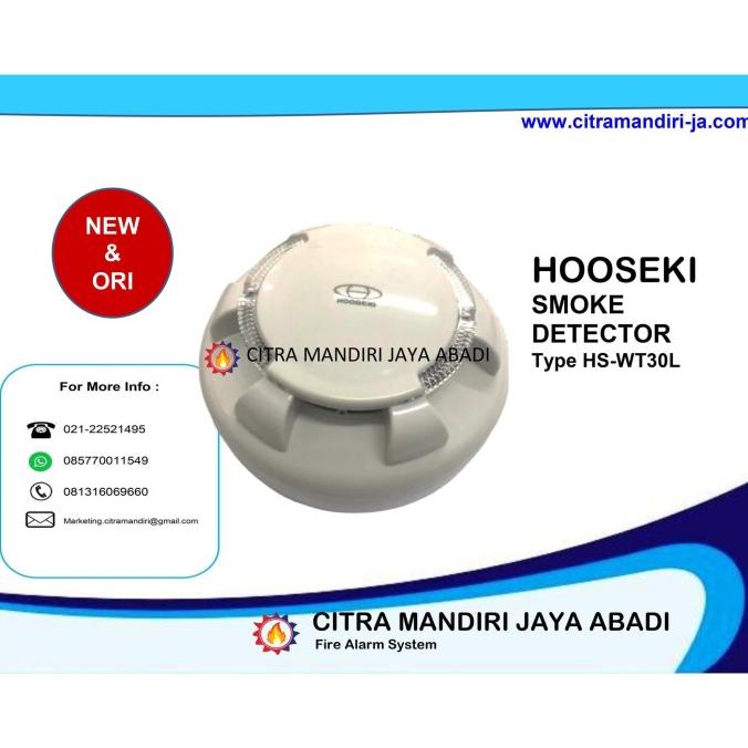 Jual Smoke Detector Photoelectric merk Hooseki HSWT30L Shopee Indonesia