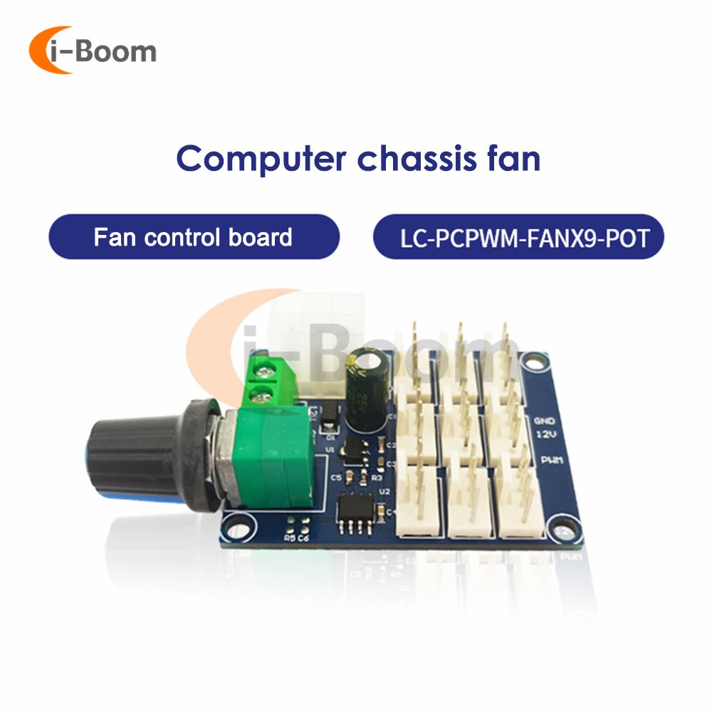 Jual &MultiChannel PWM Speed Governor 12V Fan Motor Speed Controller