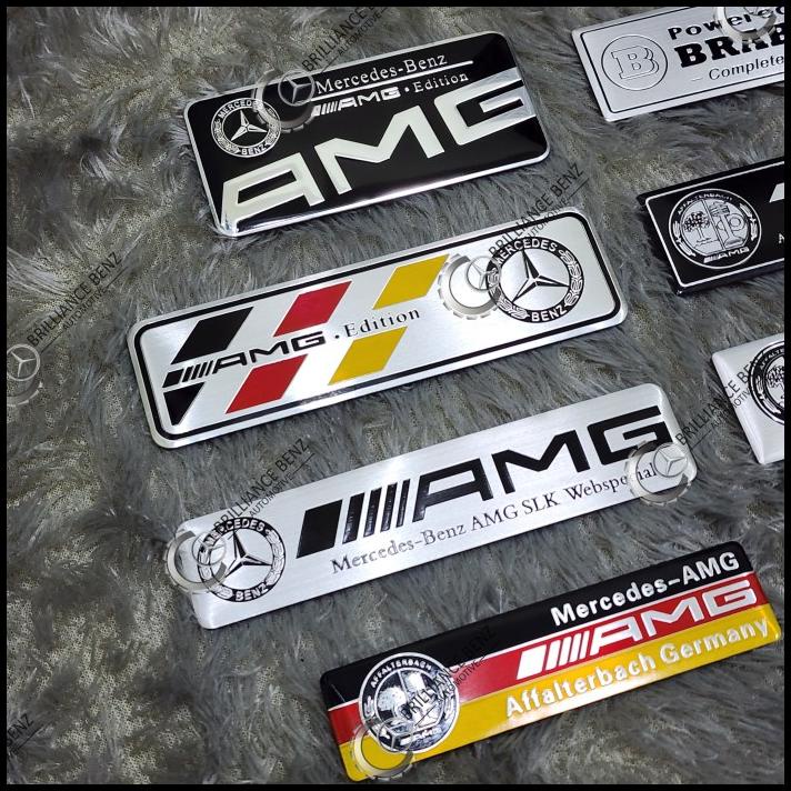 Jual TERMURAH EMBLEM AMG AFFALTERBACH BADGE PLATE LOGO MOBIL MERCEDES ...