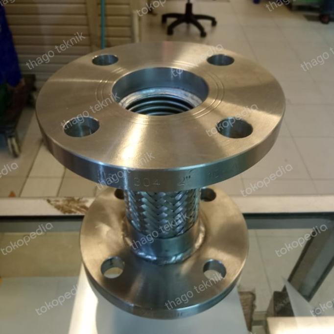 Jual =====] flexible hose joint 2" inch ss 304 flange ss304 jis 10k 15