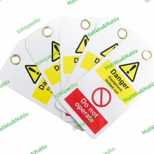 Jual {{{{{{] 5PCS Security Lockout Tagout Tag Safety DO-NOT-OPERATE ...