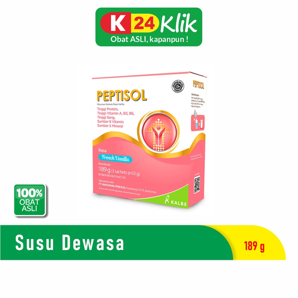 Jual Peptisol Susu Vanila | Shopee Indonesia