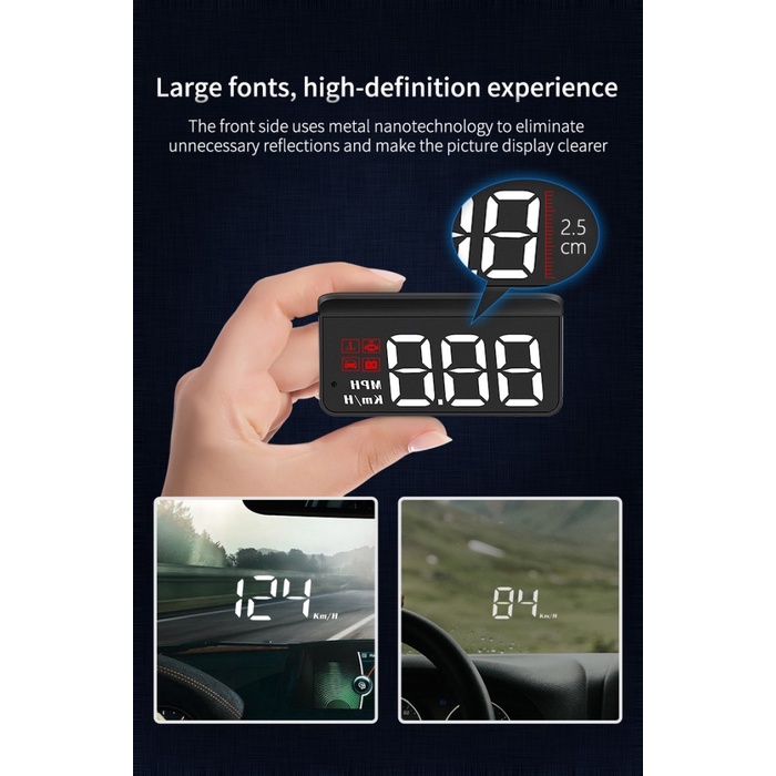 Jual PROYEKSI DASHBOARD DISPLAY SPEEDOMETER KACA MOBIL HEAD UP M3 HUD