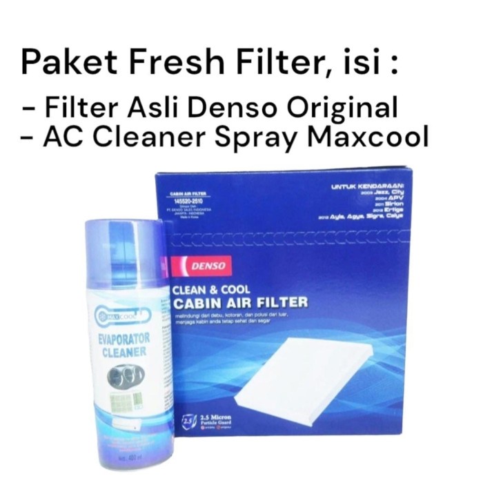 Jual Paket Fresh Filter Cabin Ac Mobil Toyota Innova Reborn Populer