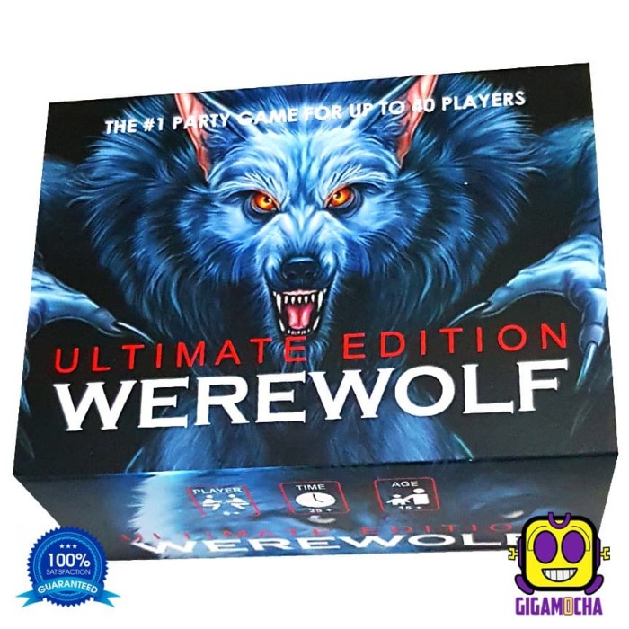 Jual Werewolf Ultimate Edition Original Card Game - Premium 18 Role ...