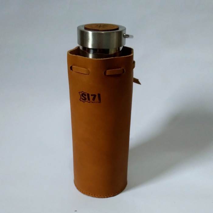 Jual Tas Botol Cover Pouch Leather Bottle Kulit Bestseller Bekal ...