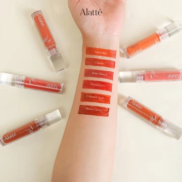 Alatte Glazed Liptint Glossy Caramel Apple Long Lasting Mint Sensation