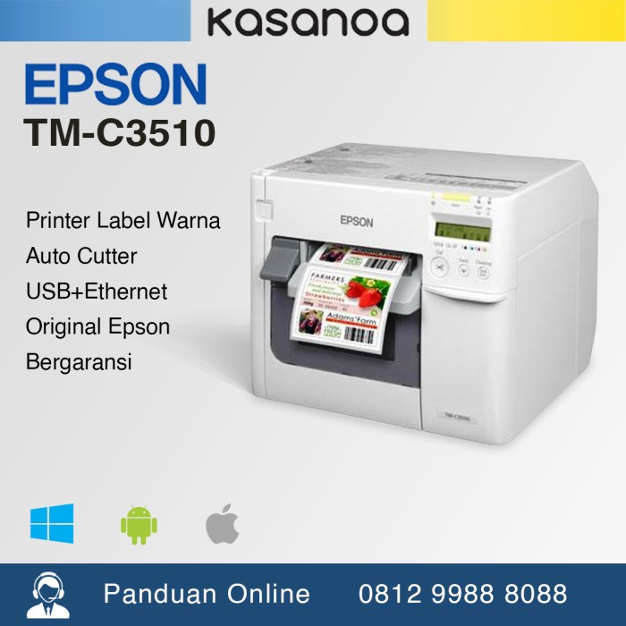 Jual Printer Label Epson Colorworks Tm C3510printer Label Warna Tmc3510 Shopee Indonesia 1812