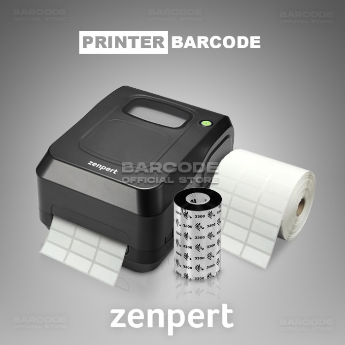 Jual PAKET CETAK LABEL INVENTARIS : PRINTER + LABEL + RIBBON ( Siap ...