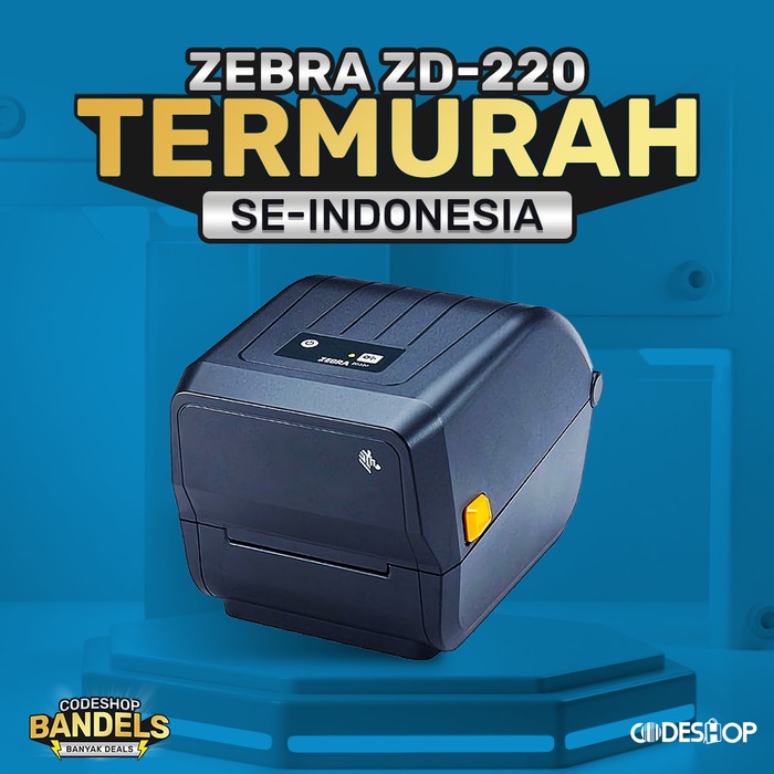 Jual Printer Barcode Zebra Zd220 Zd220t Usb Shopee Indonesia 4264