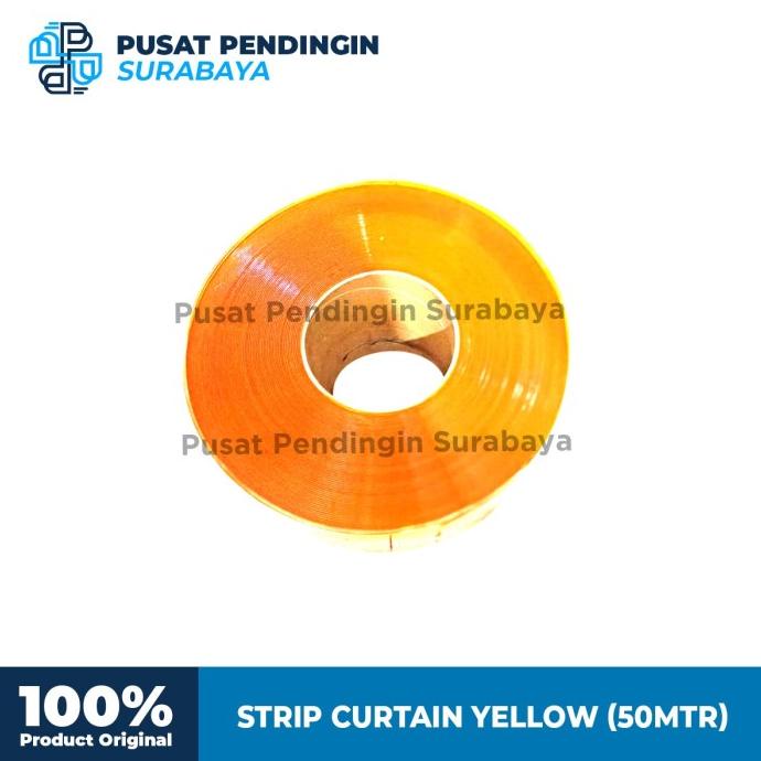 Jual favorit] TIRAI PVC KUNING 50MTR - STRIP CURTAIN YELLOW - JUAL ...