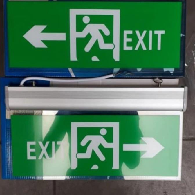 Jual Lampu exit led arcylic / lampu darurat / emergency exit / lampu ...