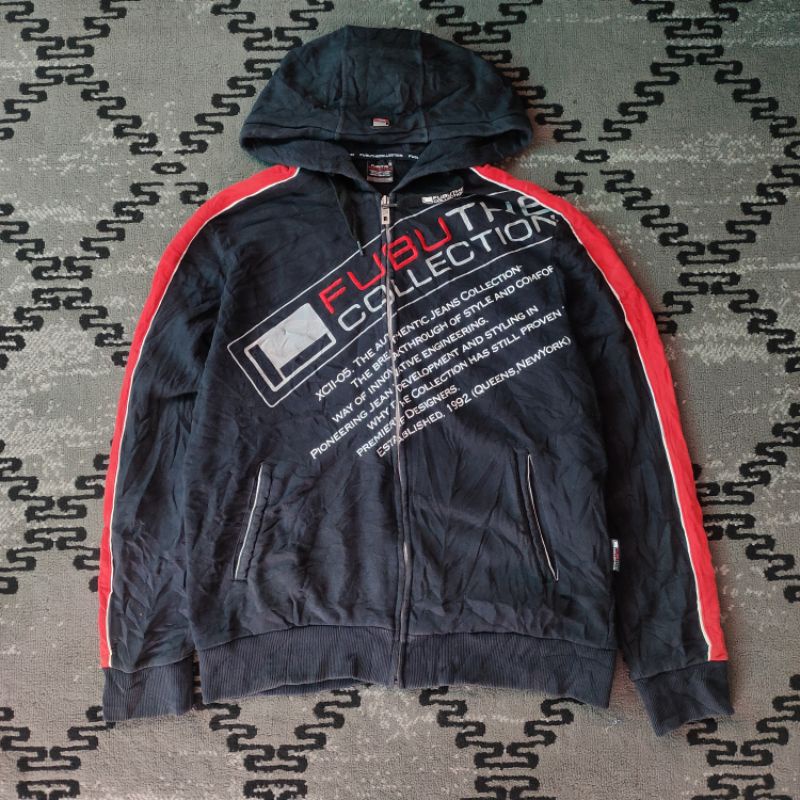 Jual Hoodie Zipper Fubu Spealout second branded | Shopee