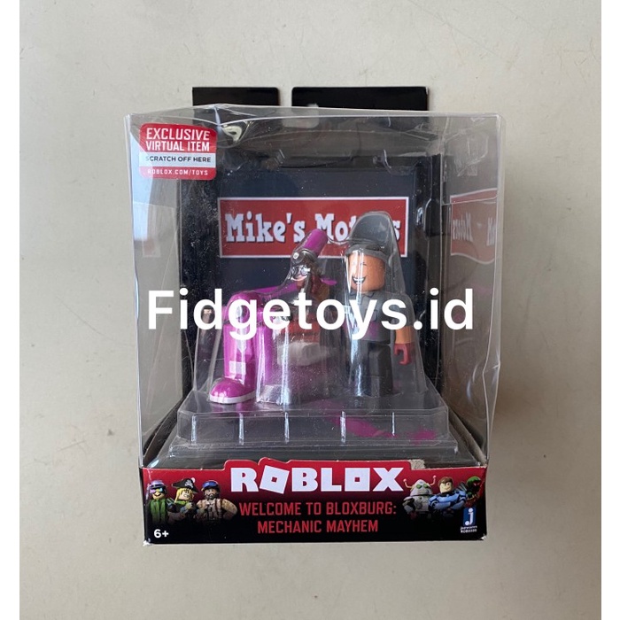 Roblox Welcome To Bloxburg Mechanic Mayhem Mike's Motors Action Figure w/  Code