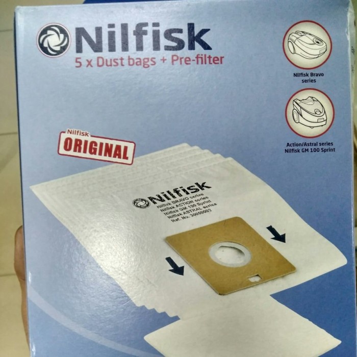 Jual Nilfisk Dust Bag Vacuum Cleaner Action Bravo Kantong Debu Shopee