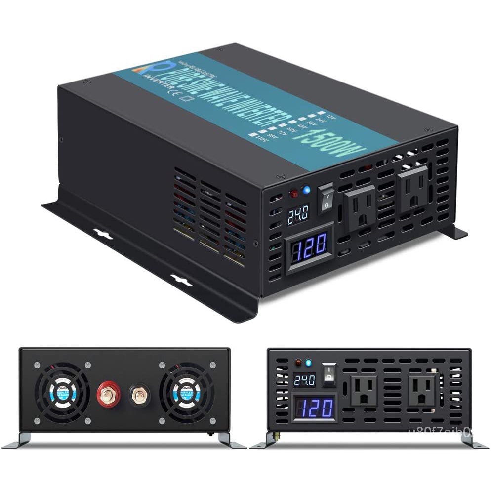 Jual &3000W Peak Off Grid Pure Sine Wave Solar Inverter 1500W 24V 220V ...