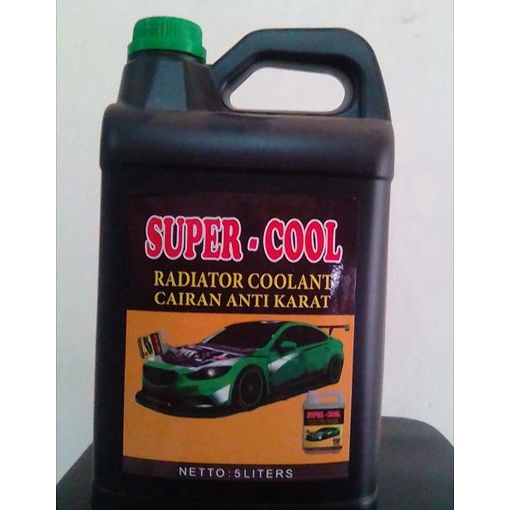 Jual PALING DICARI Air Radiator Coolant Warna Hijau Super Cool 5 Liter ...