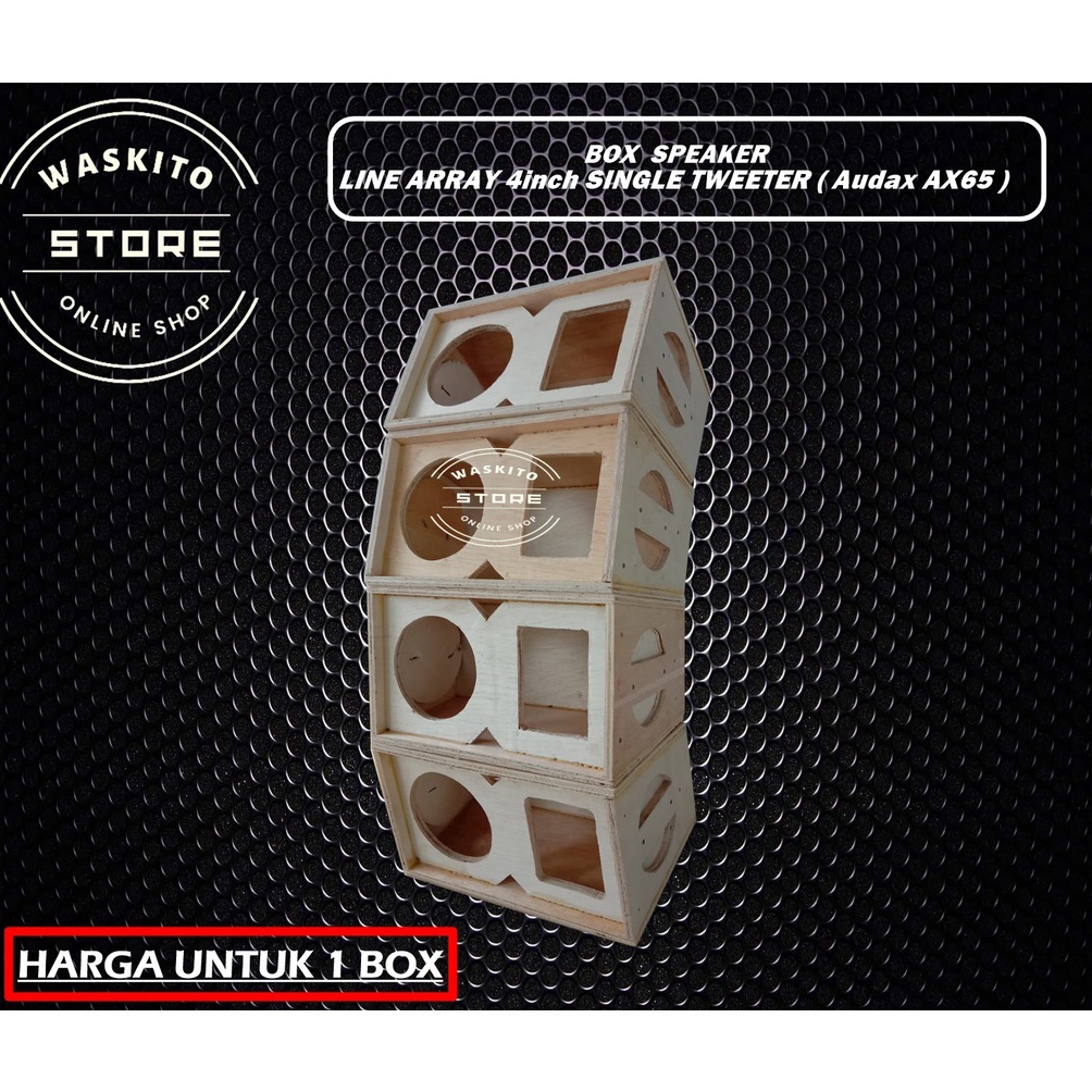 Jual Ready stock Box Speaker 4 inch Line Array Single plus Tweeter ...
