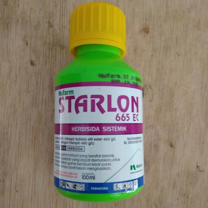 Jual Starlon 665 Ec Herbisida Sistemik Racun Kayu Gulma Pohon Bambu 100