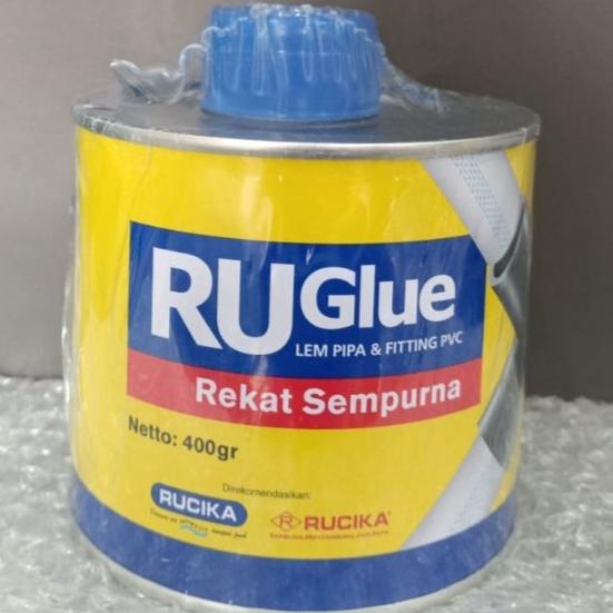 Jual {{{{{{] Lem Pipa Pvc Ruglue Original By Rucika 400 Gr Kemasan