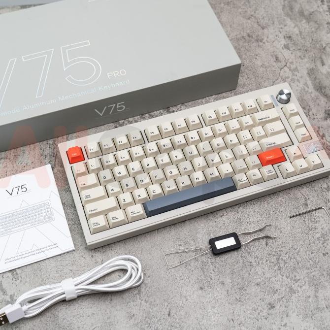 Jual CIDOO V75 - Pre-built 75% 81 keys Hotswappable Mechanical Keyboard ...