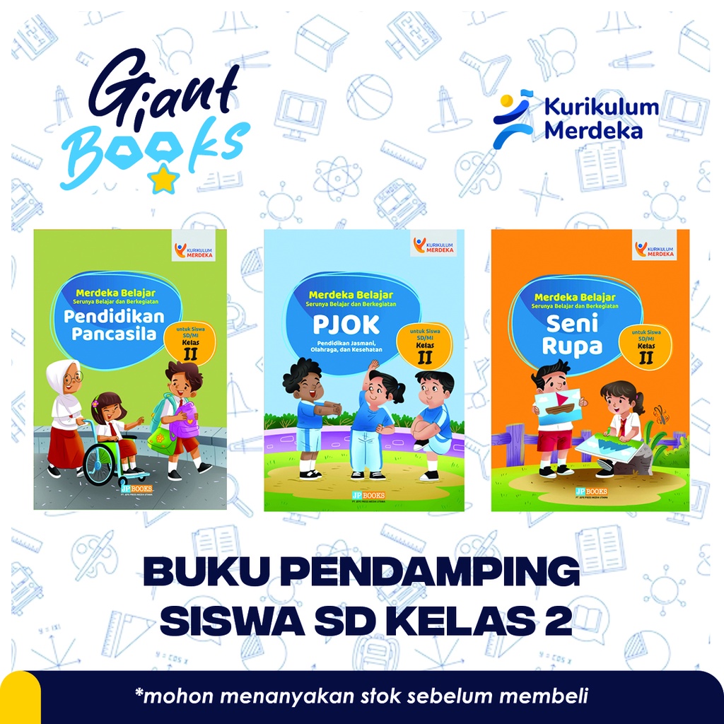 Jual GIANT - Buku Siswa Pendamping Sekolah JP Books Kurmer SD Kelas 2 ...