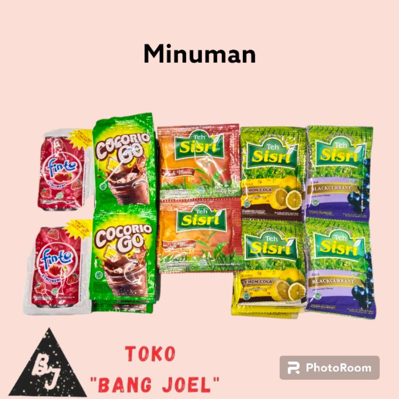 Jual Minuman Serbuk Instan Saset Rencengan / Teh sisri Cingcau / Teh ...