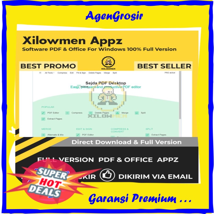 Jual [Garansi Lifetime Pro] Sejda Pdf Desktop Pro Pdf Office Win Os ...