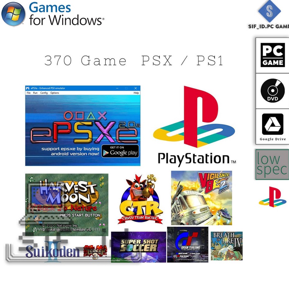 Game ps hot sale 1 epsxe