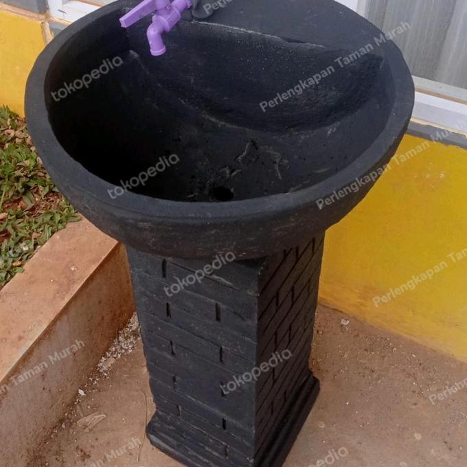Jual Wastafel batu alam / washtafel batu / wastafel outdoor | Shopee