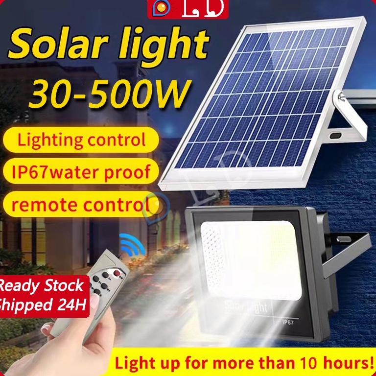 Jual NEW STOCK [COD] New Lampu Sorot Solar Cell /500 Watt Lampu Led ...