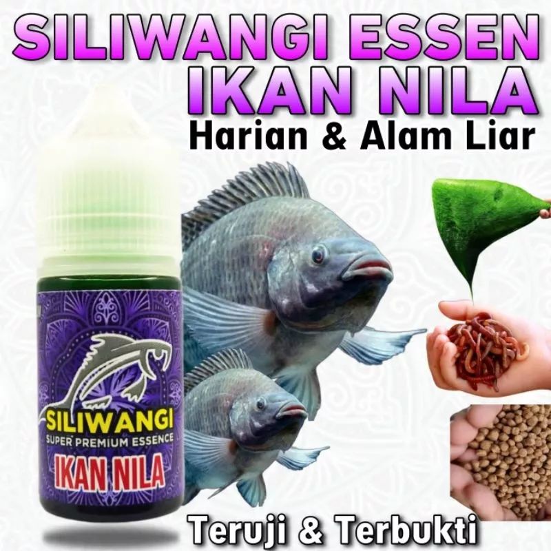 Jual Essen nila kolam atau liaran Siliwangi 30ml paling ampuh (cod ...