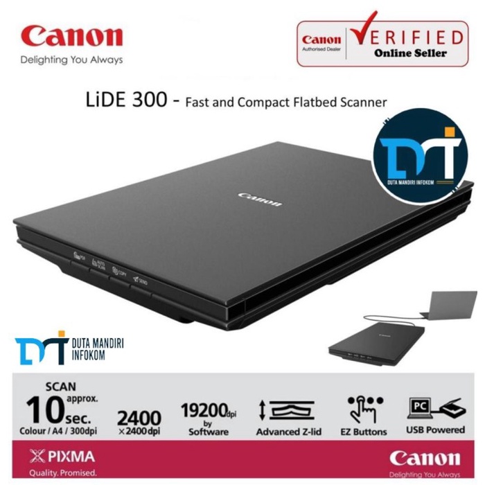 Jual Scanner Canon Lide 300pengganti Lide 120 Shopee Indonesia