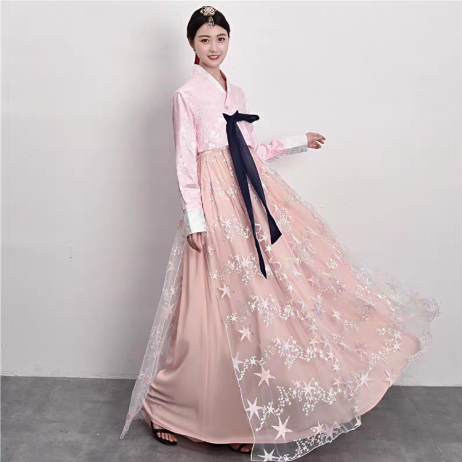 Jual Korea Hanbok Woman Traditional Dress Baju Adat Korea Wanita