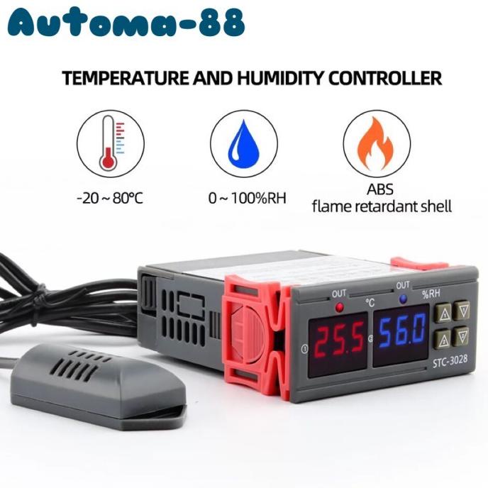 Jual DC 12V Digital Humidity Temperature Controller Indicator display ...