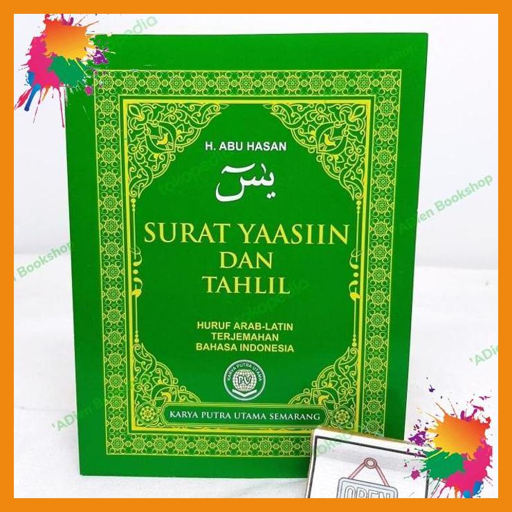 Jual Buku Surat Yasin Dan Tahlil Arab Latin Terjemah 96 Halaman H Abu