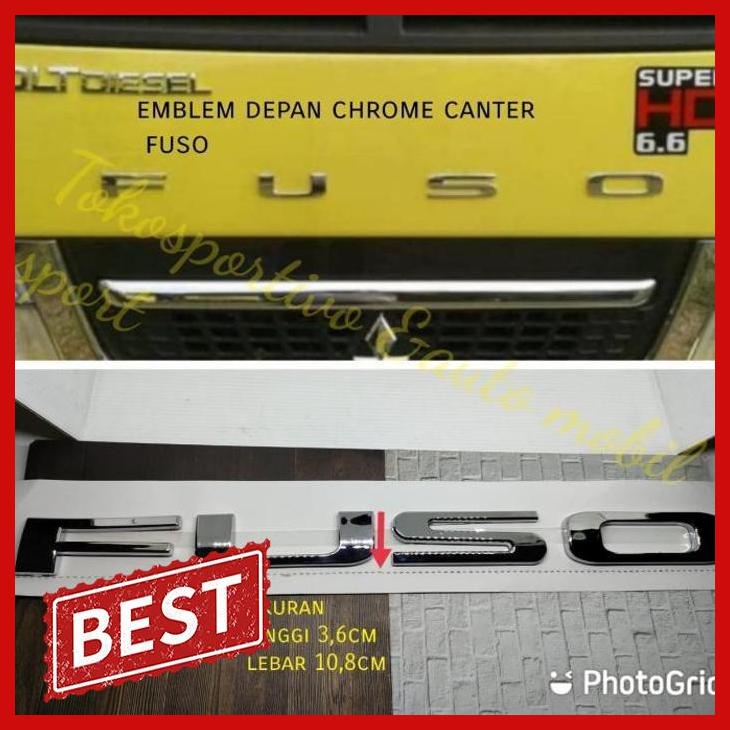 Jual Emblem Logo Lambang Huruf Tulisan Canter Fuso Truck Logo Fuso Chrome Shopee Indonesia