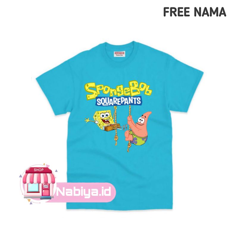 Jual BAJU ANAK KAOS ATASAN ANAK COSTUME GAMBAR SPONGEBOB & PATRICK STAR ...