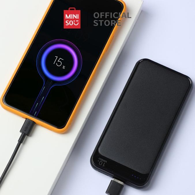 Jual MINISO Power Bank 10000mAh Mircro USB TypeC 4Port Mobile