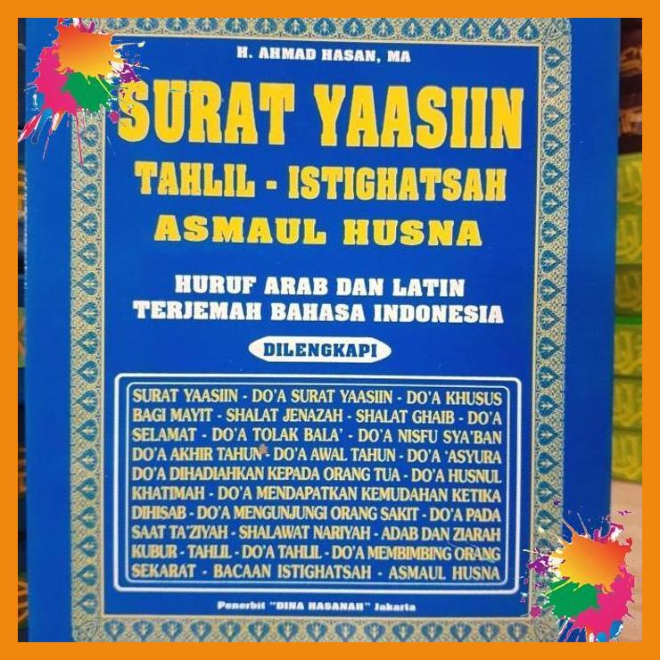 Jual Buku Surat Yasin Tahlil Istighatsah Asmaul Husna Arab Latin