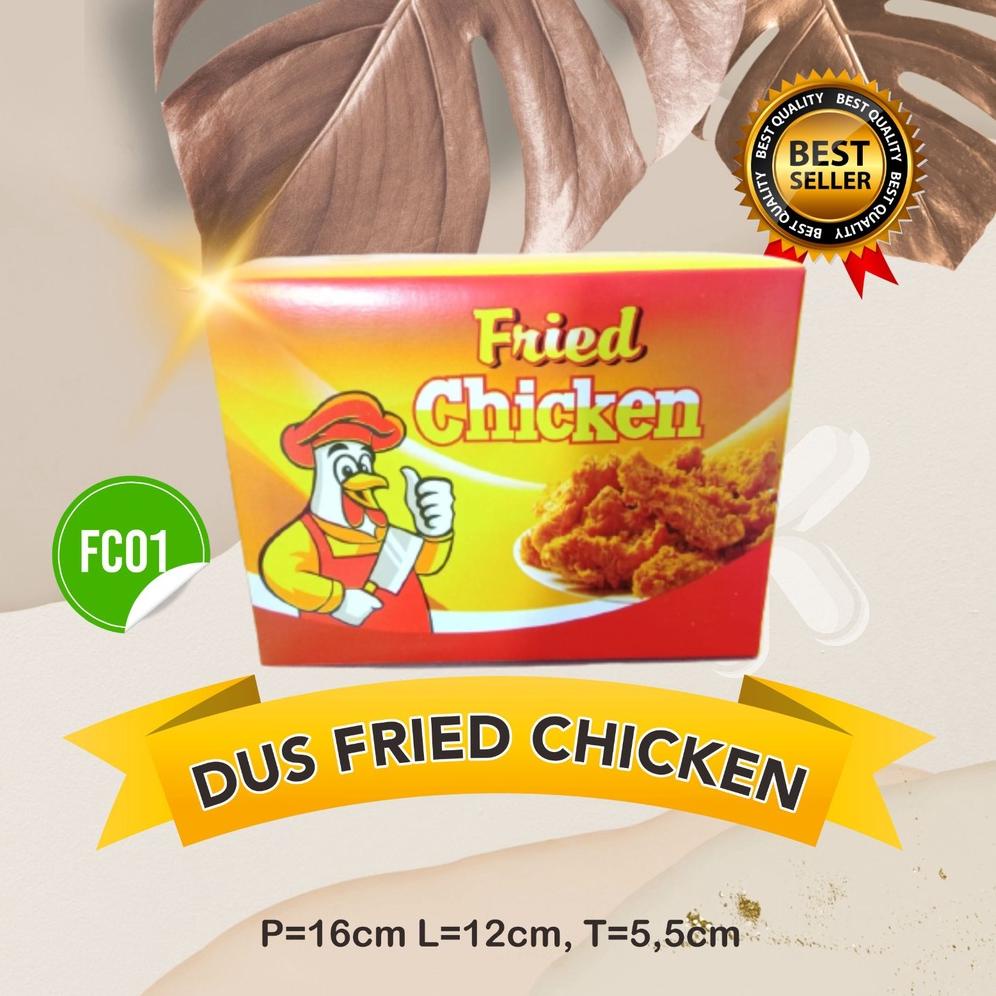 Jual Terbaik Box Fried Chicken Motif Isi 50 Dus Fried Chicken Kerdus