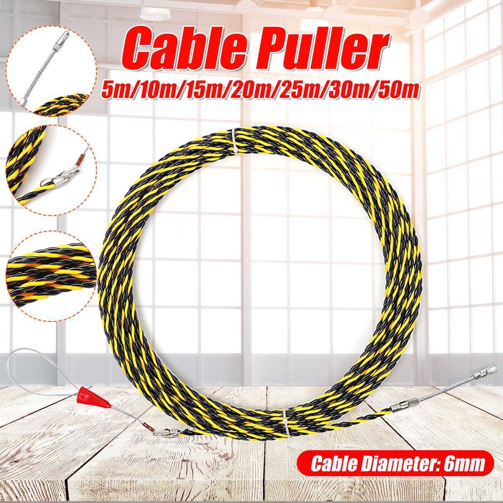 Jual &6mm 5-50m Cable Puller Guide Device Fiberglass Electric Cable ...